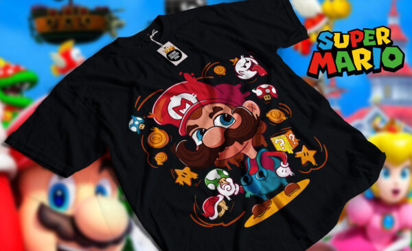 Camisetas Retro Mario